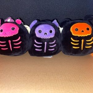 4” skeleton Squishmallow bundle